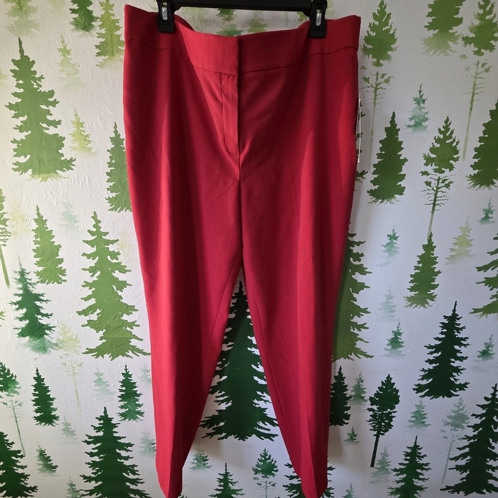 Nine West Stretch Red Trousers